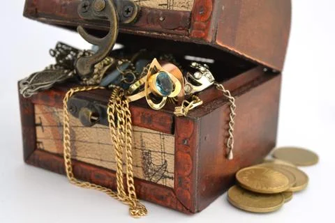 Treasure chest Foto stock