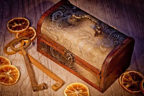 Treasure chest Stock Photos