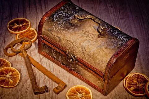 Treasure chest Stock Photos
