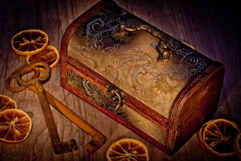 Treasure chest Stock Photos