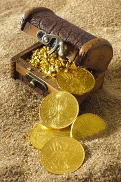 Treasure chest Stock Photos