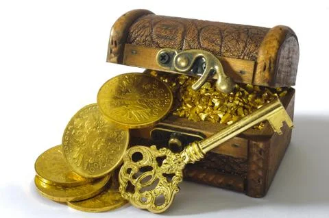 Treasure chest Stock Photos