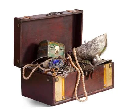 Treasure chest Foto stock