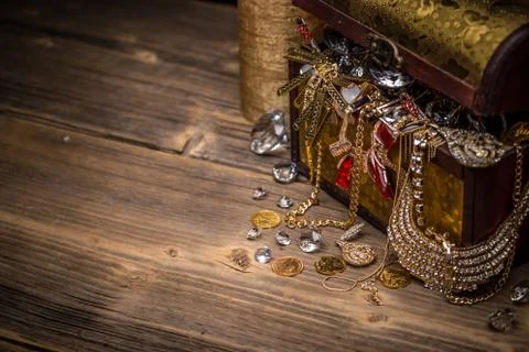Treasure chest Stock Photos