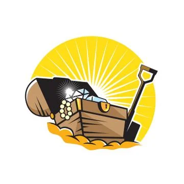 Treasure chest vector Stock Illustration
