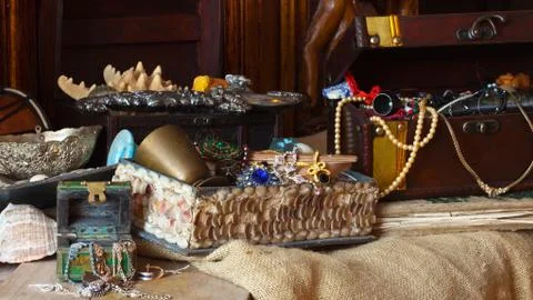 Treasure chests 写真素材