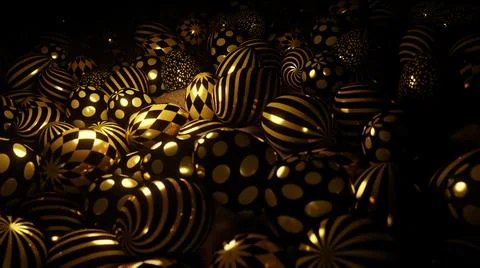 Treasure Of Golden Eggs At Easter Stock Illustration