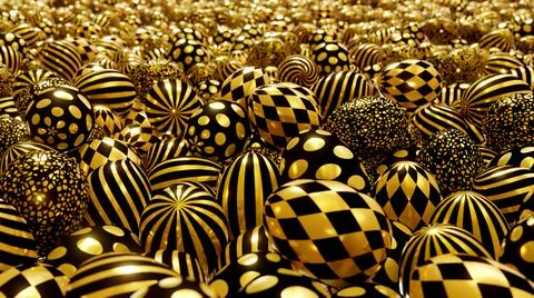 Treasure Of Golden Eggs At Easter Stock Illustration