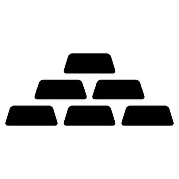 Treasure Icon from Commerce Set Illustrazione stock