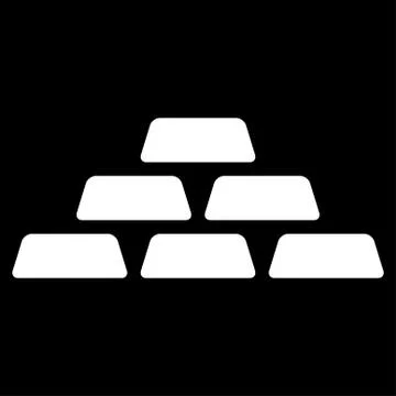 Treasure Icon from Commerce Set Illustrazione stock