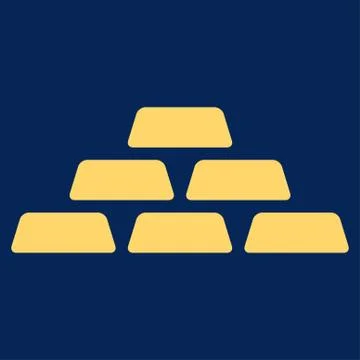 Treasure Icon from Commerce Set Illustrazione stock