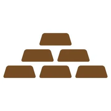 Treasure Icon from Commerce Set Illustrazione stock