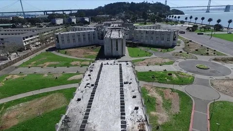 Treasure Island Barracks Stock Footage 80211814
