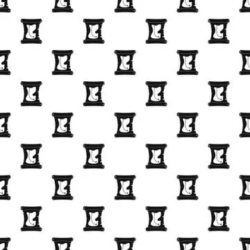 Treasure map pattern Illustrazione stock