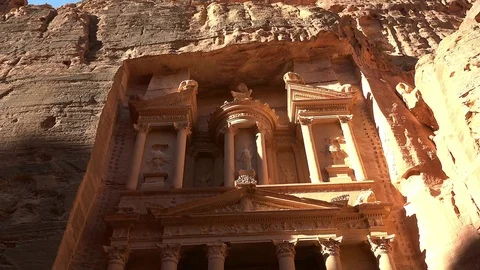 Treasure palace, Petra Stock Footage 83611856