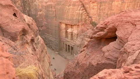 Treasure palace, Petra Stock Footage 83612248