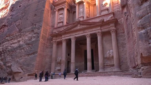 Treasure palace, Petra Stock-Footage 83612332