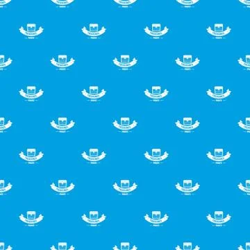 Treasure pattern seamless blue イラスト素材