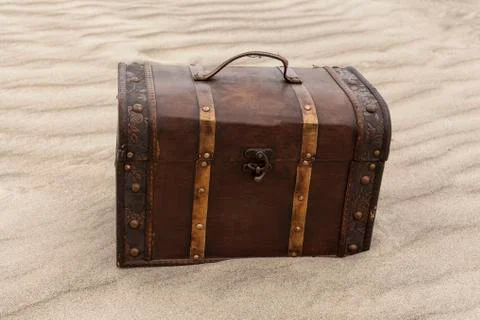 Treasure In The Sand Stock Photos