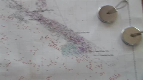 TreasureMap Stock Footage 5346385