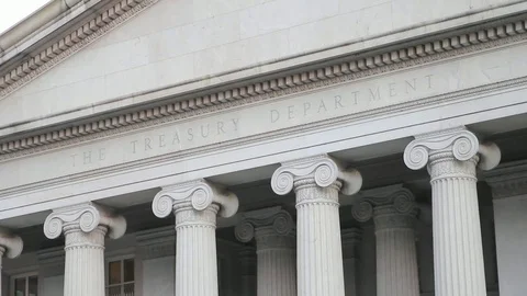 Treasury Department 01 Stock Footage 75733017