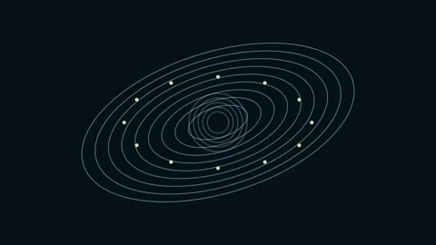 Treasury Liquidity Orbit Financial System Animation Stockbeeldmateriaal 340325802