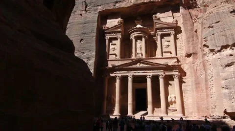 The Treasury at Petra Video stock 21242295