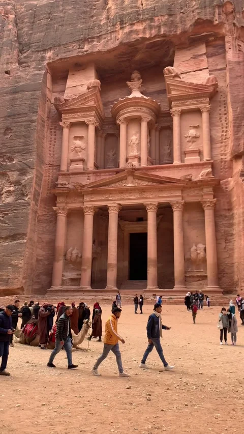 The Treasury Petra Stock Footage 220107712