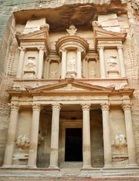 The treasury, petra Stock Photos