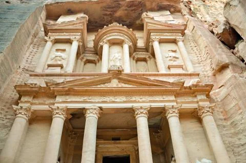 The treasury, petra Stock Photos