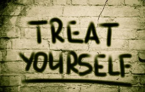 Treat Yourself Concept Stock-Illustration