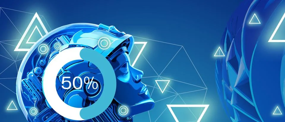 Treating the elderly with science and memory rehabilitation with future medical Stock Illustration