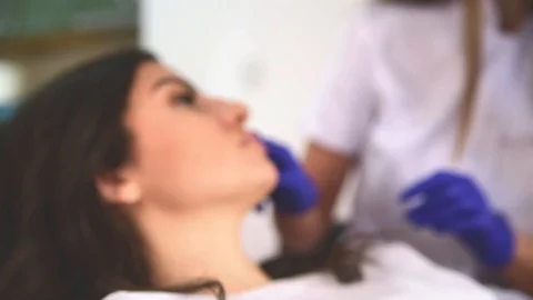 Treatment of beautification Stock Footage 106555453