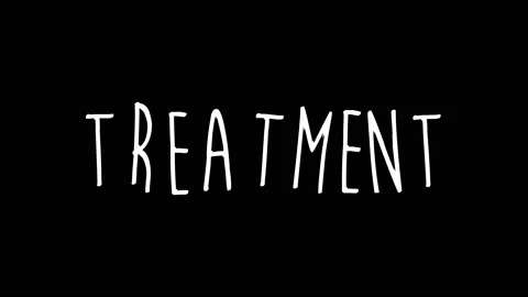 Treatment Wiggle Text Concept animation. Stock Footage 229658062