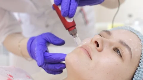 TREATMENTS BY APPLICATION OF FOUNDATION Stock Footage 87738721