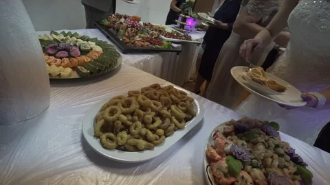 Treats for the bride Stock Footage 105024067