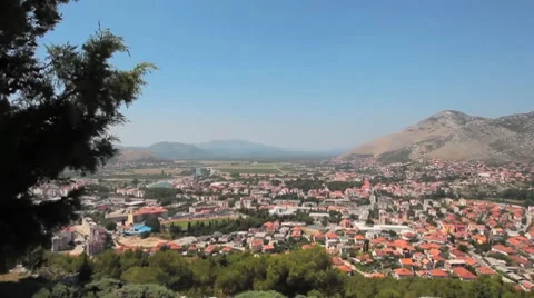 Trebinje long shot 스톡 동영상 8656205