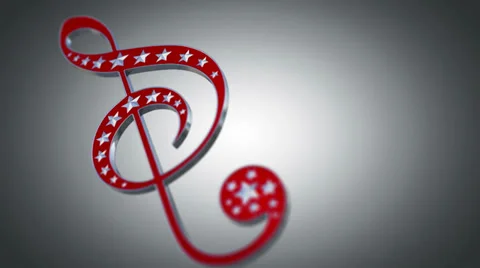 Treble Clef Video stock 32808800