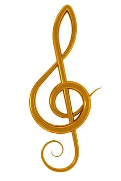 Treble clef Stock Illustration