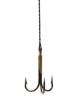 Treble fish hook Stock Photos