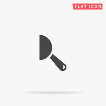 Treble flat vector icon Stock Illustration