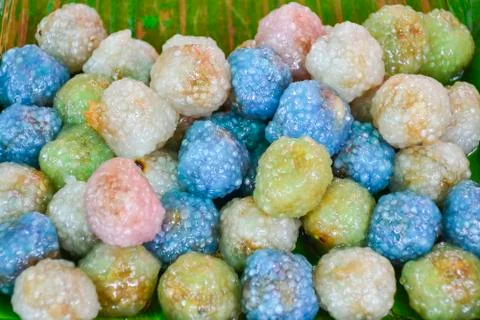 The Treditional thai desert Stock Photos