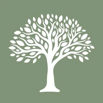 Tree abstract design for home decoration, graphic prints, wallpaper design Stock Illustration