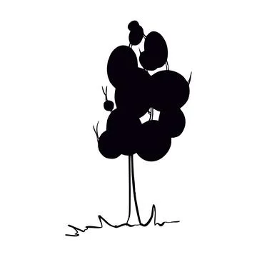 Tree is abstract Stock Illustration