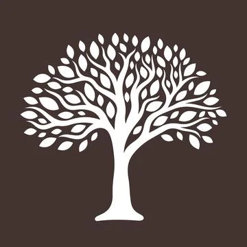 Tree abstract vector illustration Stock Illustration