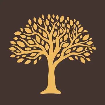 Tree abstract vector illustration Stock Illustration