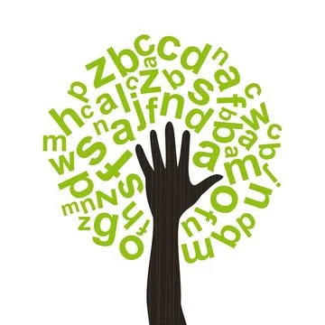 Tree the alphabet Stock Photos