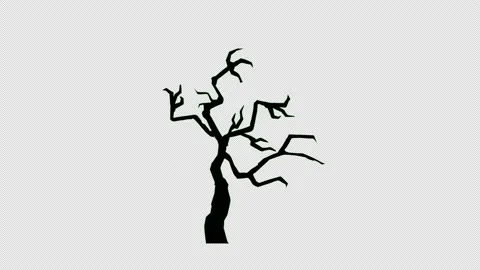 tree animation loop motion graphics vide... | Stock Video | Pond5