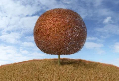 Tree autumn Stock Illustration