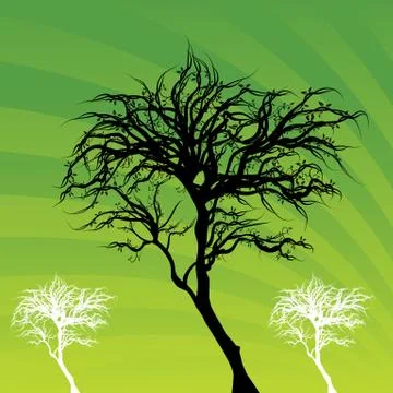 Tree background Stock Illustration